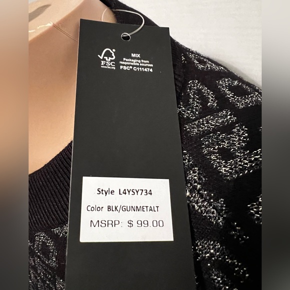 Ladiew Karl Langerfeld Rayon Sweater.  Size Small - Picture 4 of 6